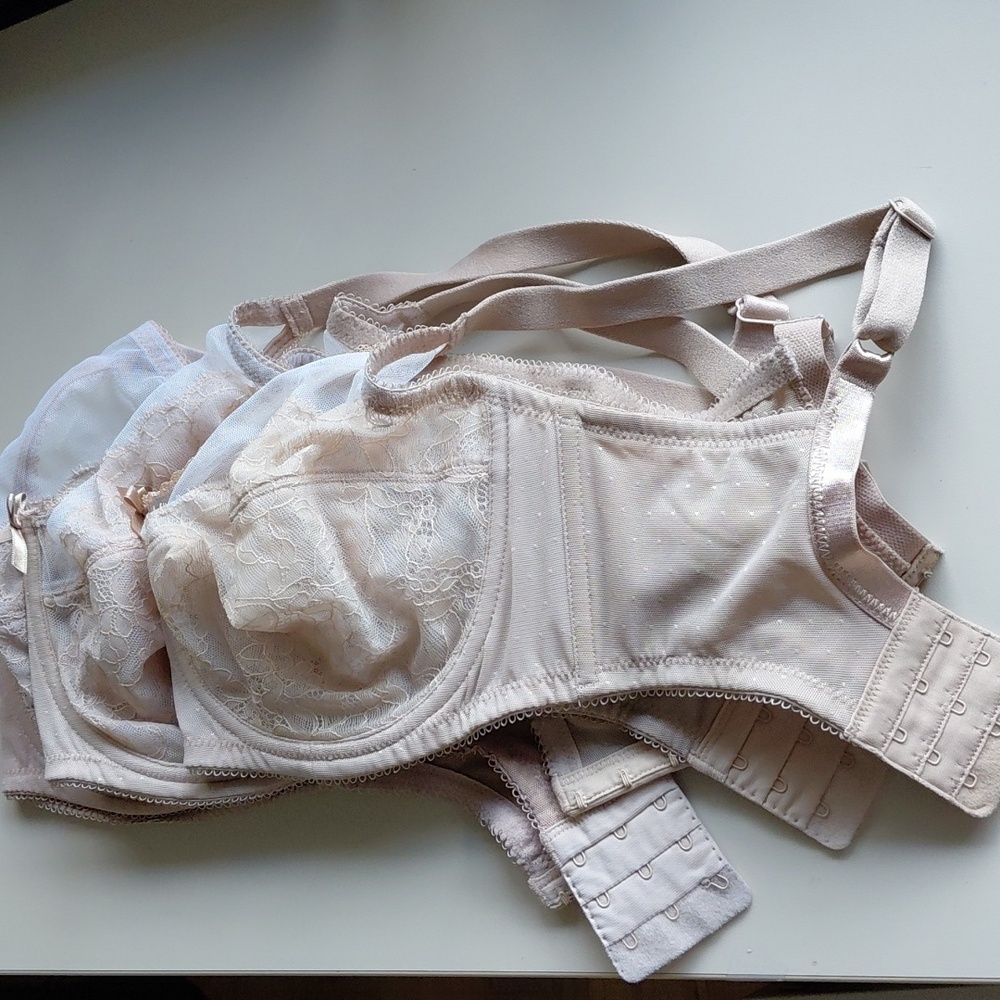 Set of 3 Wacoal Lace Bra - Size 34DDD